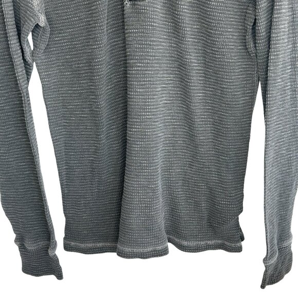 Double RL RRL Ralph Lauren Henley Medium Thermal Waffle Knit Heritage Western M - Picture 5 of 5